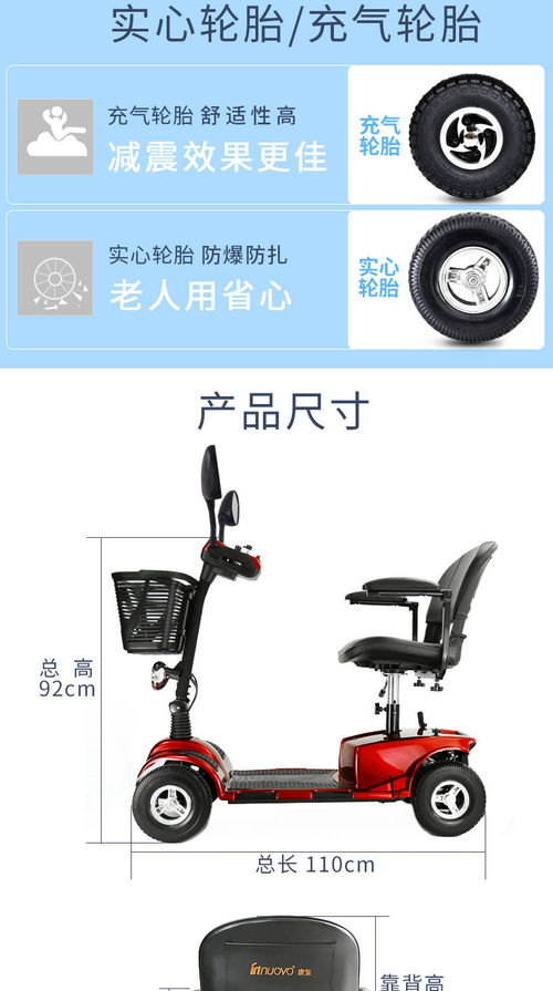 英洛華老年代步車?yán)先怂妮嗠妱?dòng)車殘疾人助力車電瓶折疊電動(dòng)輪椅車